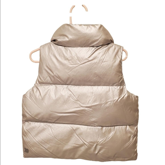 🍁New Silver Puffer Vest Size XS (4-5) - Picture 3 of 6